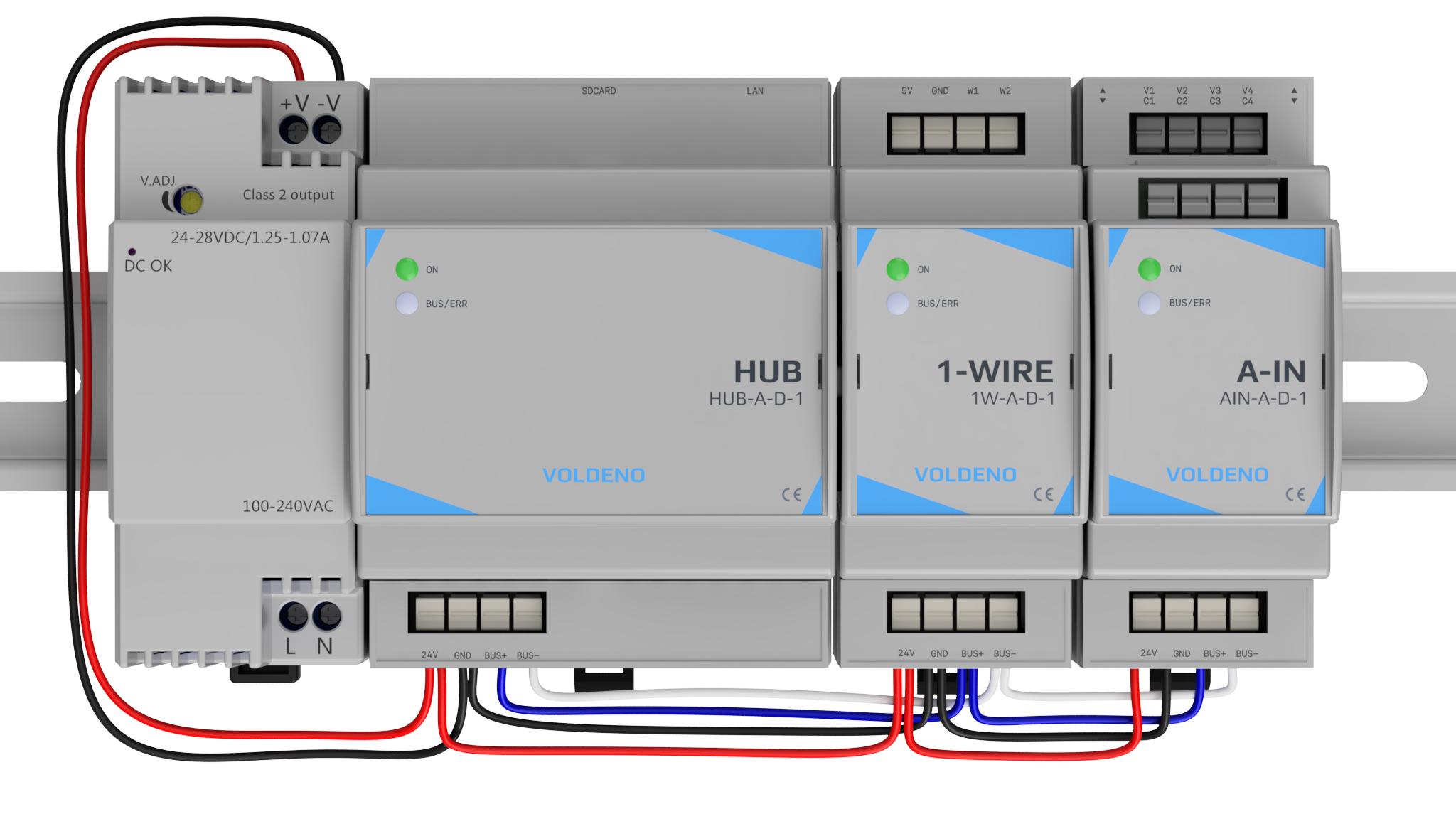 Pełny montaż magistrali